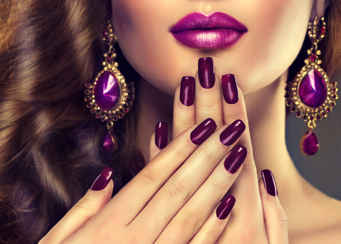 Luxury fashion style, nails manicure.