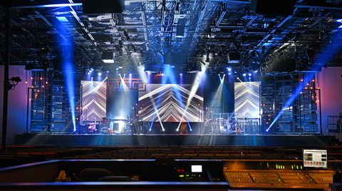 Concert Stage With Lights