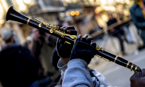 Jazz Clarinet on Royal Street New Orleans
