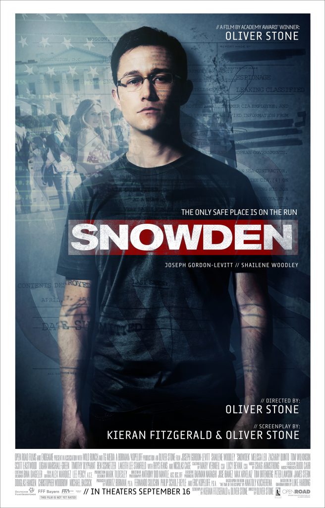 Snowden the movie poster