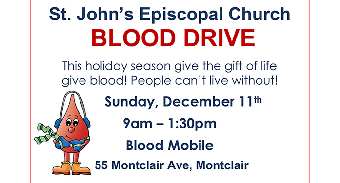 Blood Drive Courtesy of St. John’s Church