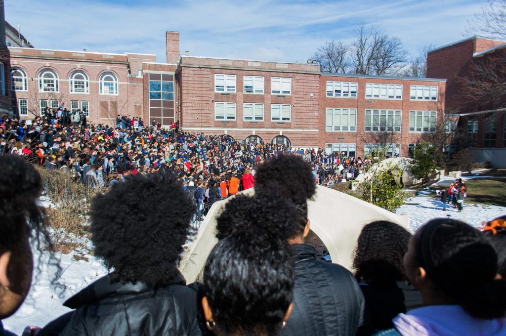 Montclair High Students Walkout against Gun Violence