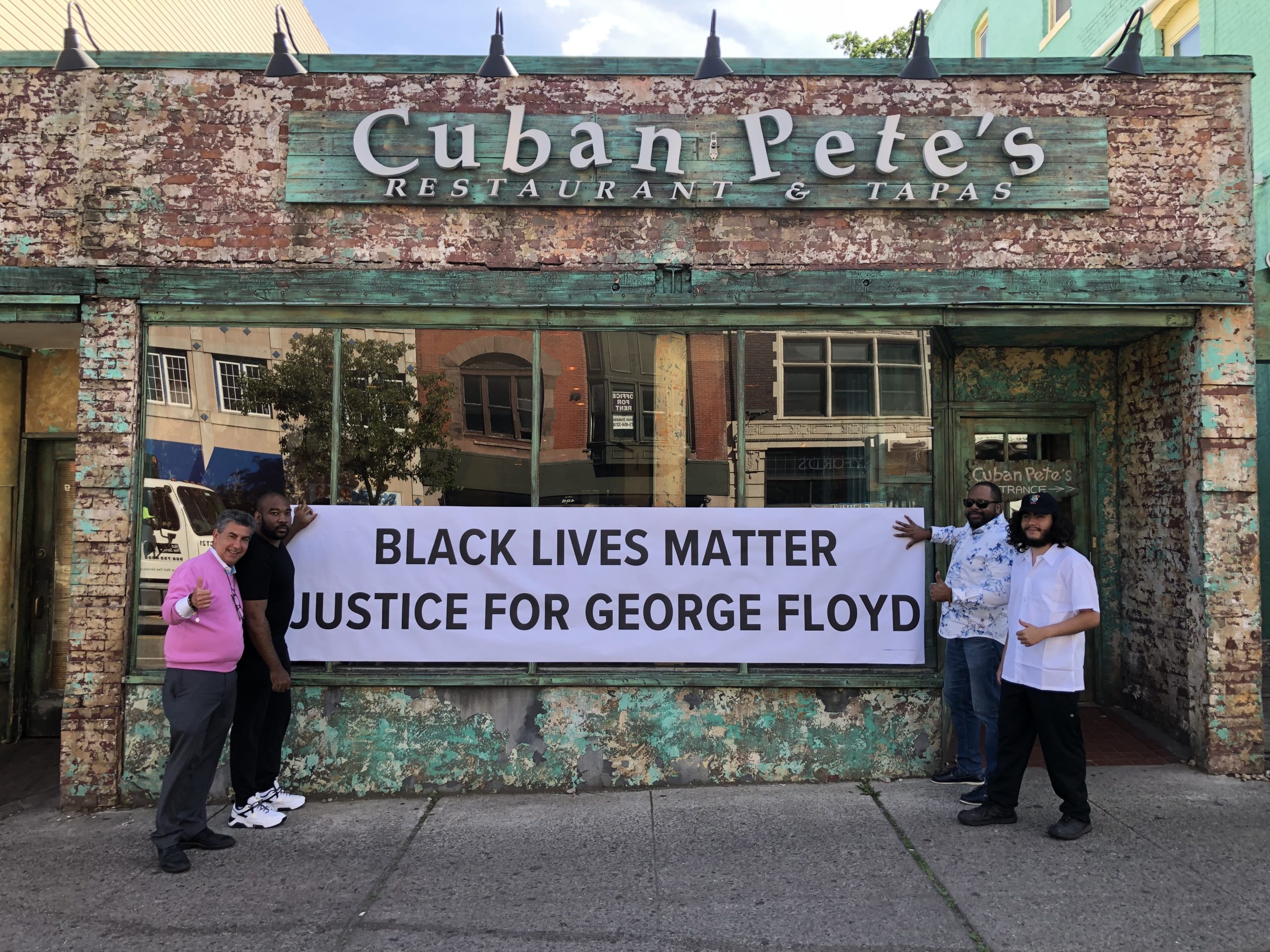 Cuban Petes Hangs Banner to Support Black Lives Matter - The Montclair  Dispatch